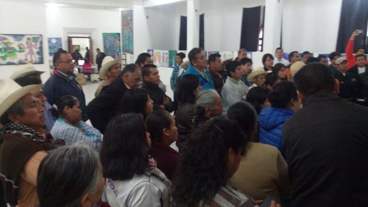 En asambleas rechazan línea de alta tensión en Cuetzalan