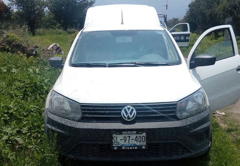 Detienen a hombre que conducía camioneta robada en Huejotzingo
