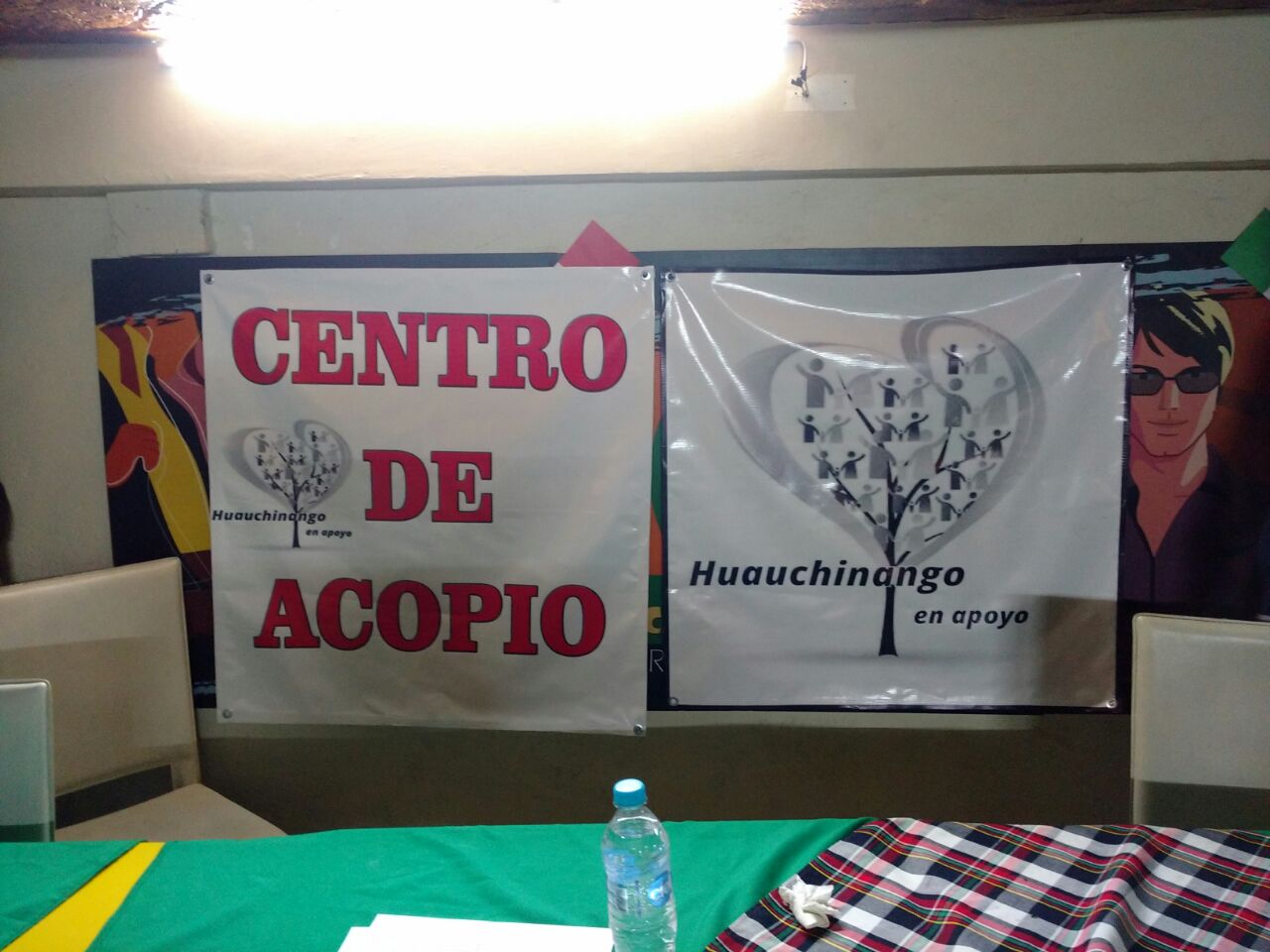 Huauchinango recaba víveres en 10 centros de acopio 