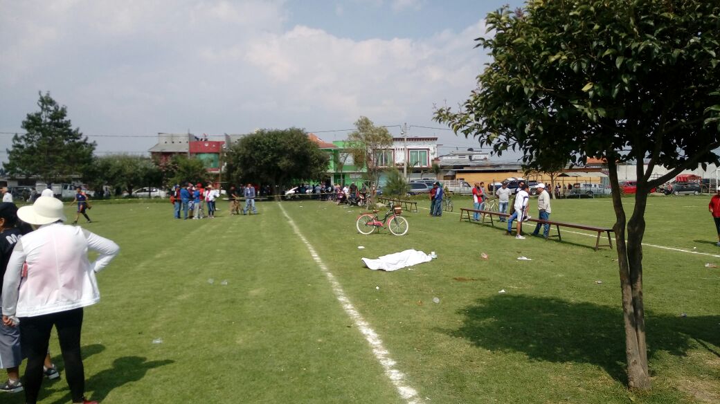 Balacera en partido deja un muerto y 2 heridos en Huejotzingo