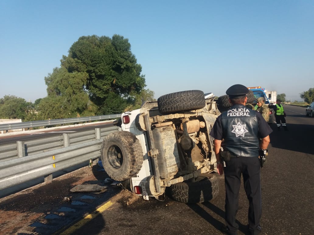 Muere tras chocar y volcar su Jeep en la Puebla-Orizaba