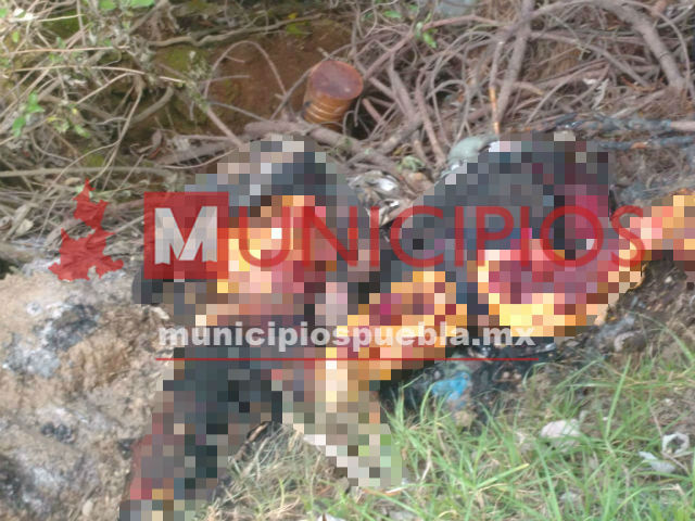 Pareja calcinada es hallada en paraje de Santa Rita Tlahuapan