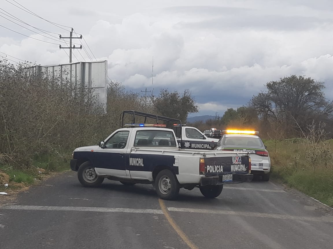 Por exceso de velocidad vuelca patrulla municipal de Huejotzingo