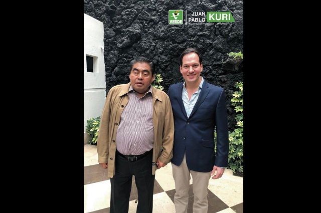  PVEM será aliado de Barbosa: Juan Pablo Kuri