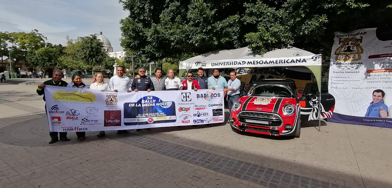 Carrera Nocturna de Rally en Tehuacán