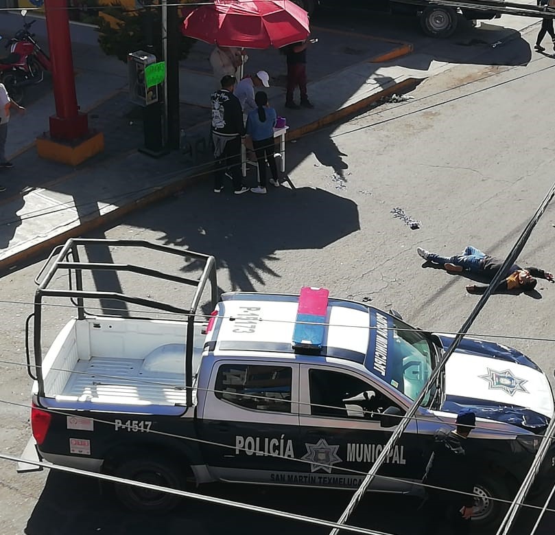 A plena luz del día rafaguean a hombre en Texmelucan