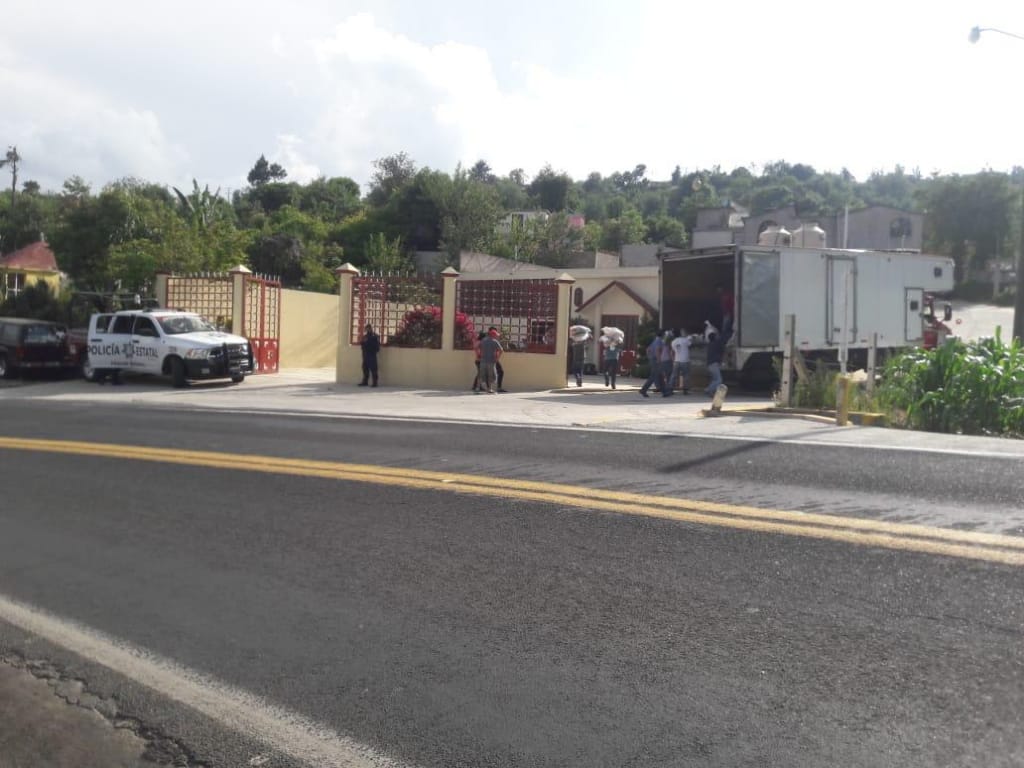 Politizan entrega de despensas Puebla Contigo en Chignautla