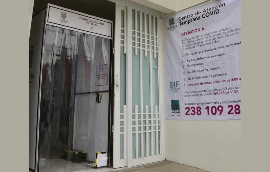 Seguirá activo Centro Covid en Tehuacán por presencia de casos