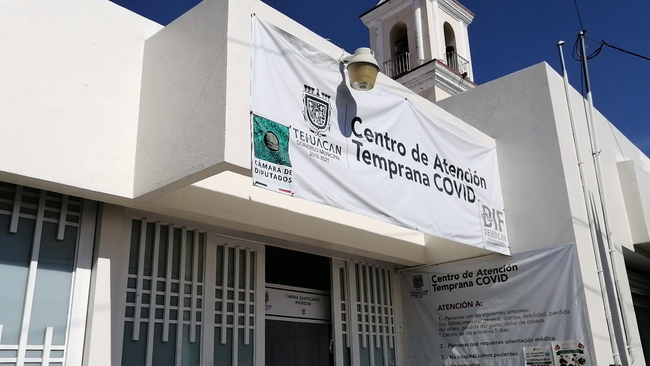 Atienden a más de mil 200 personas en Centro Covid de Tehuacán