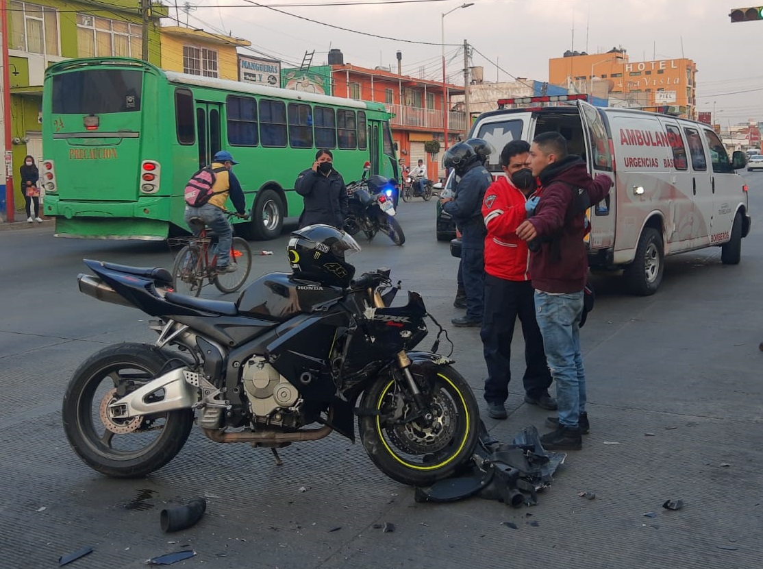 Hasta 6 accidentes de moto a la semana en Texmelucan