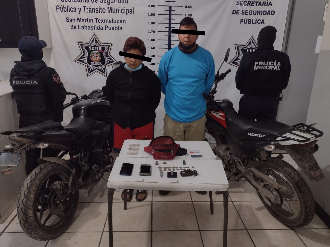 Persiguen y detienen a ladrones desde Texmelucan hasta El Verde