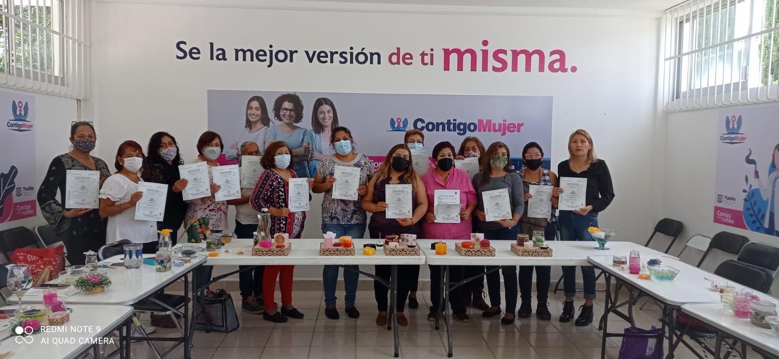 Concluye cursos primera generación del programa contigo mujer 2022