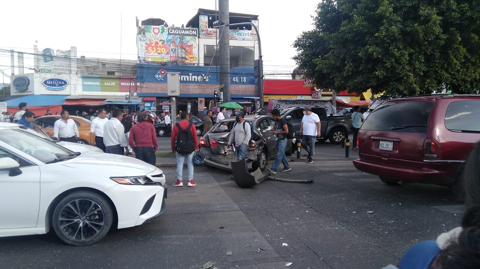 VIDEO Carambola deja 50 lesionados en la zona de la CAPU