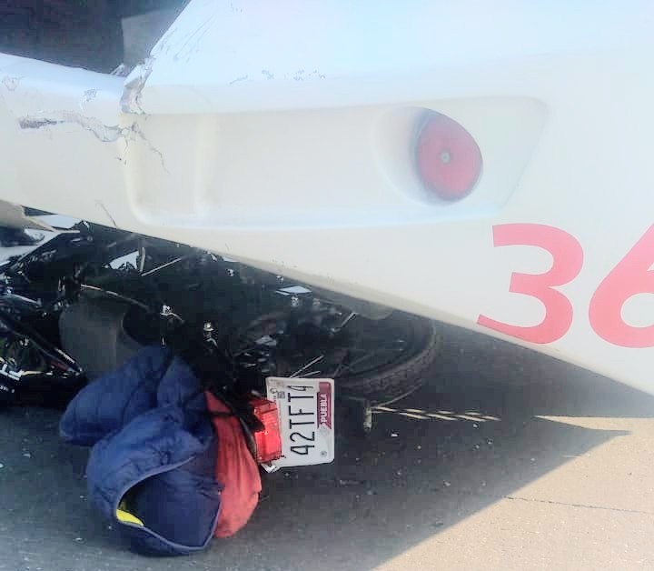 Ruta embiste a motociclista en San Francisco Totimehuacan