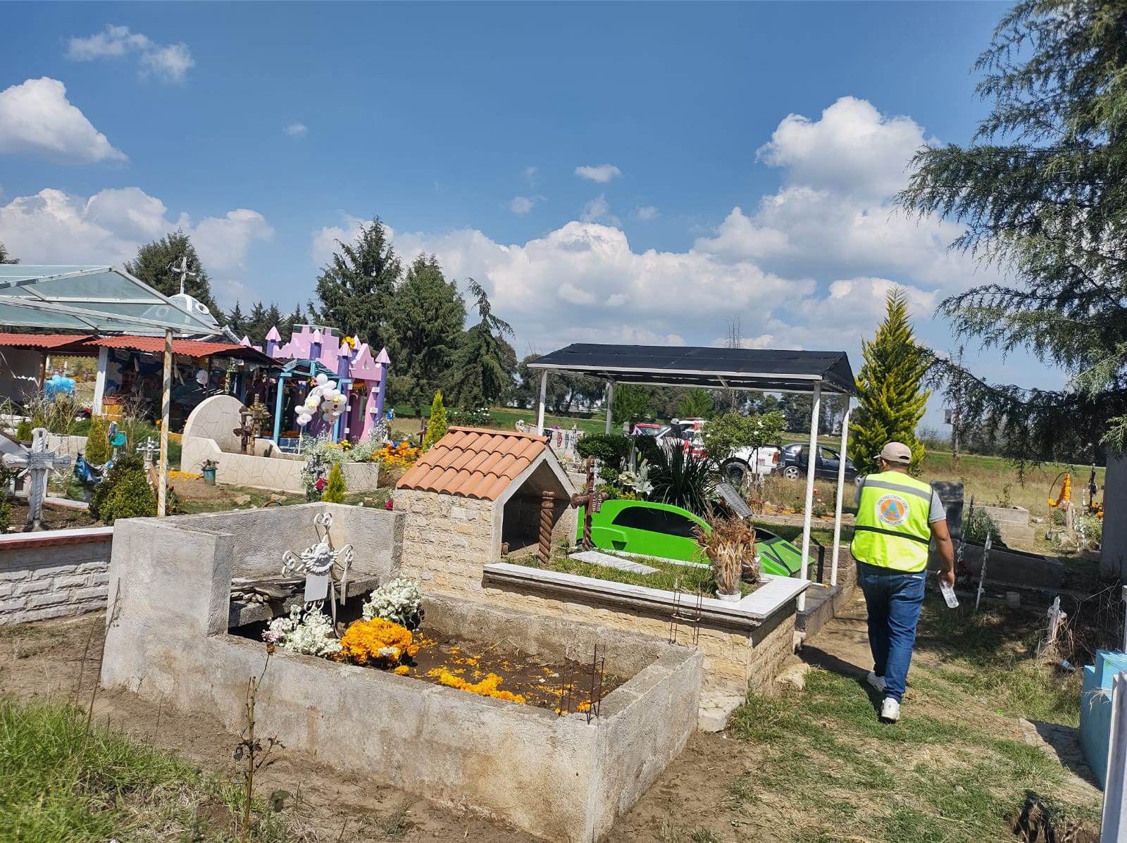 En Texmelucan y Huejotzingo, PC realiza operativos y mantiene protocolos sanitarios