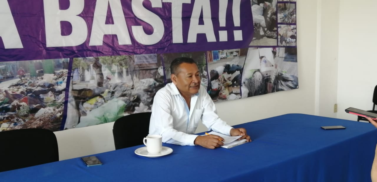 PAN Tehuacán reta a aspirantes de Morena a intervenir en el tema de la basura