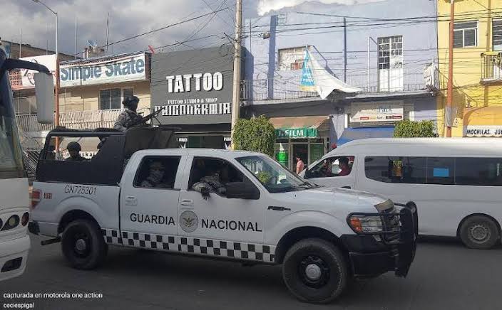 Guardia Nacional realiza operativos tras queja de la alcaldesa de Texmelucan