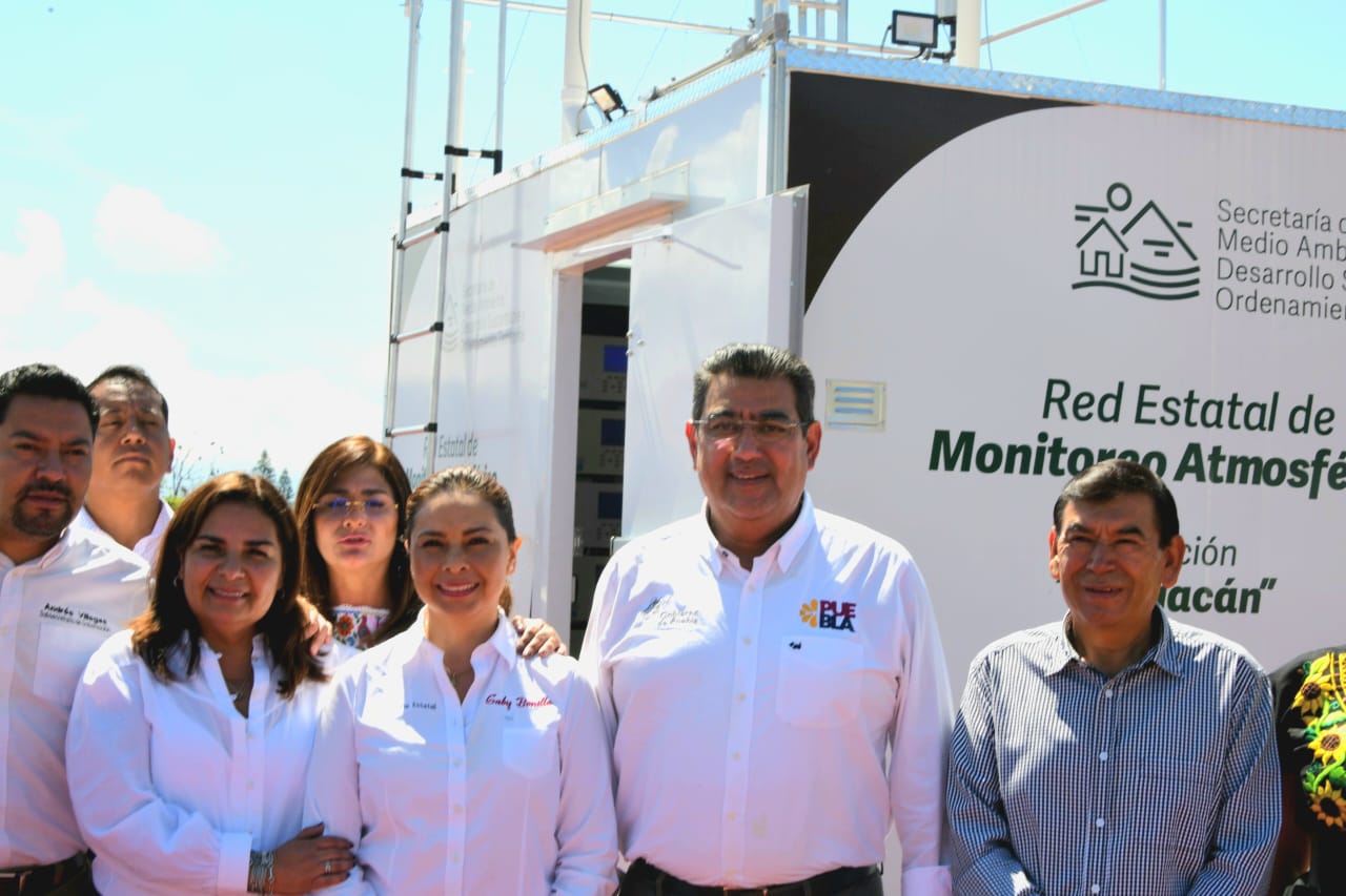 VIDEO Inaugura Sergio Salomón Estación de Red Estatal de Monitoreo Atmosférico en Tehuacán
