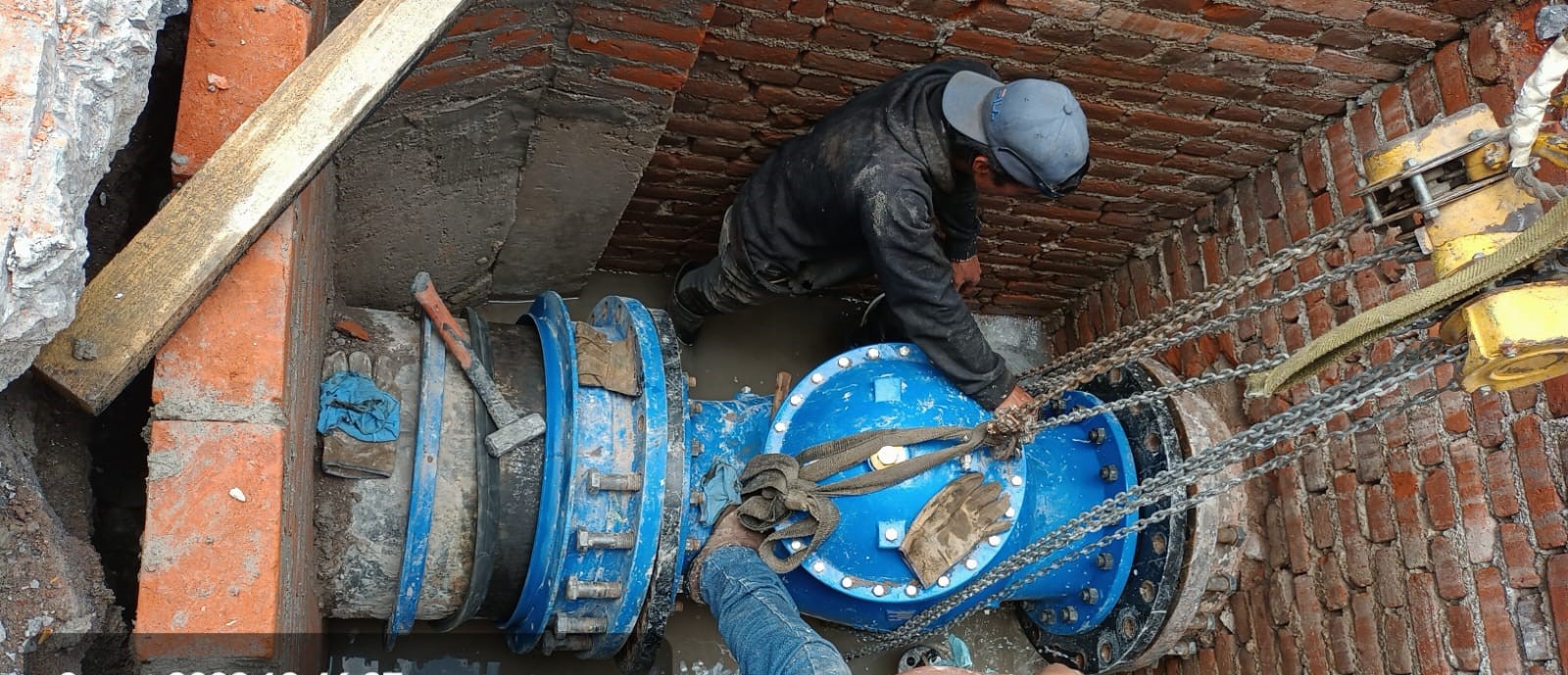 Concluye rehabilitación del drenaje y se instala concreto hidráulico en obras del CH