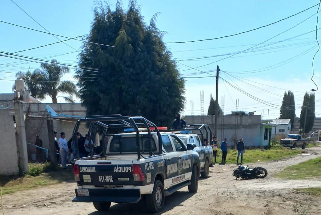 Tras persecución aseguran motocicleta robada en Huejotzingo