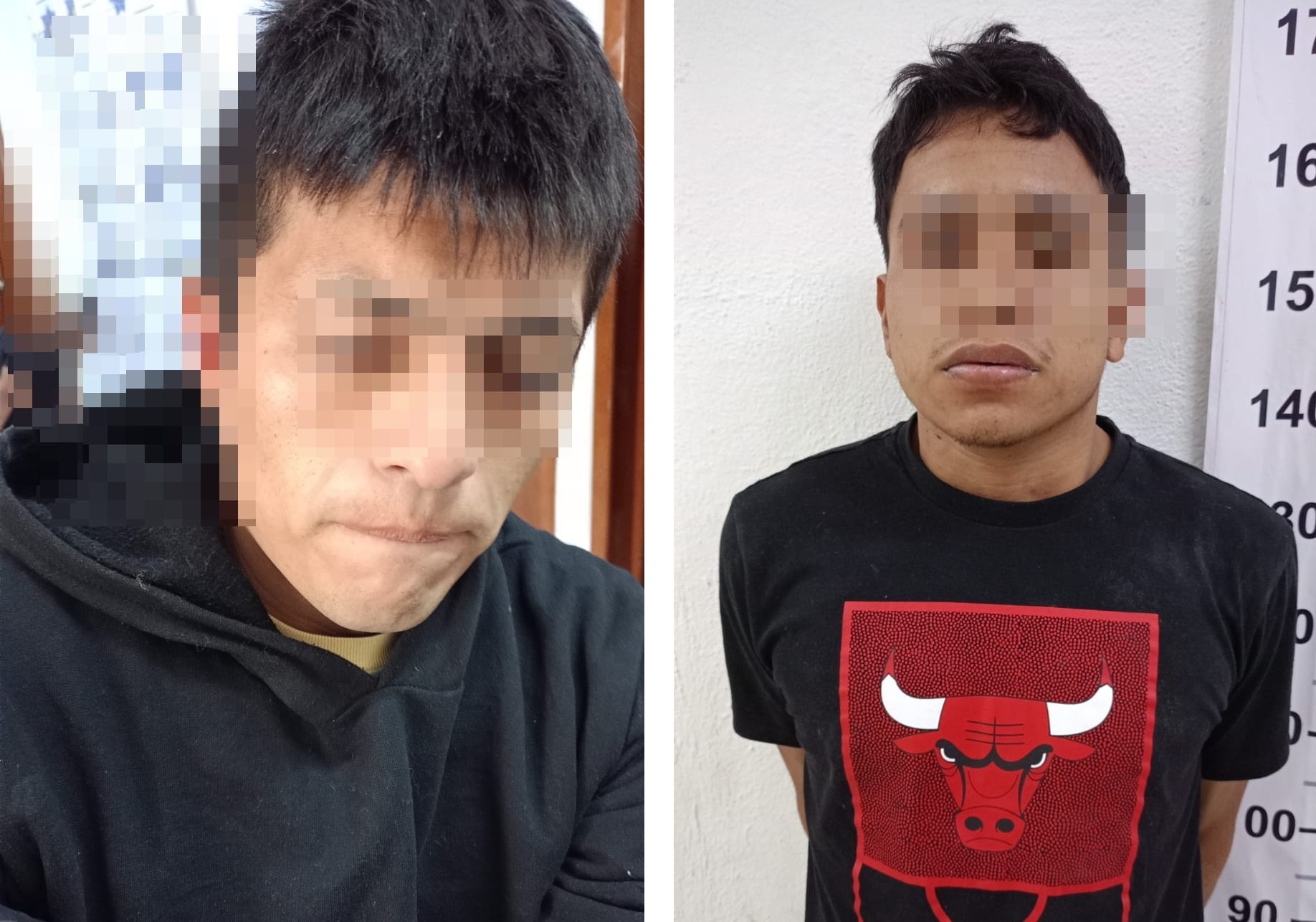 Detienen a dos sujetos en Nativitas, por robo y posesión de arma