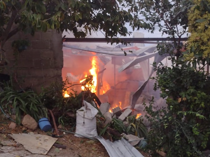 Explota polvorín clandestino en Nativitas