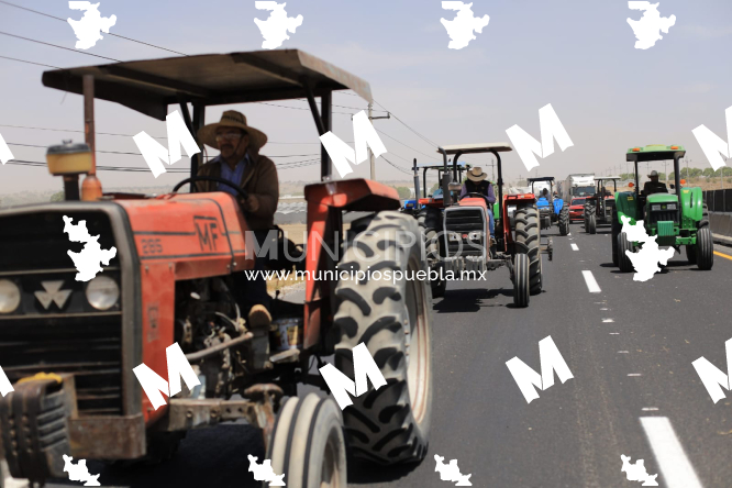 Campesinos de la zona oriente de Tlaxcala marchan contra la inseguridad