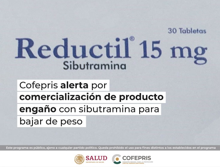 Cofepris alerta por venta de producto engaño con sibutramina para bajar de peso