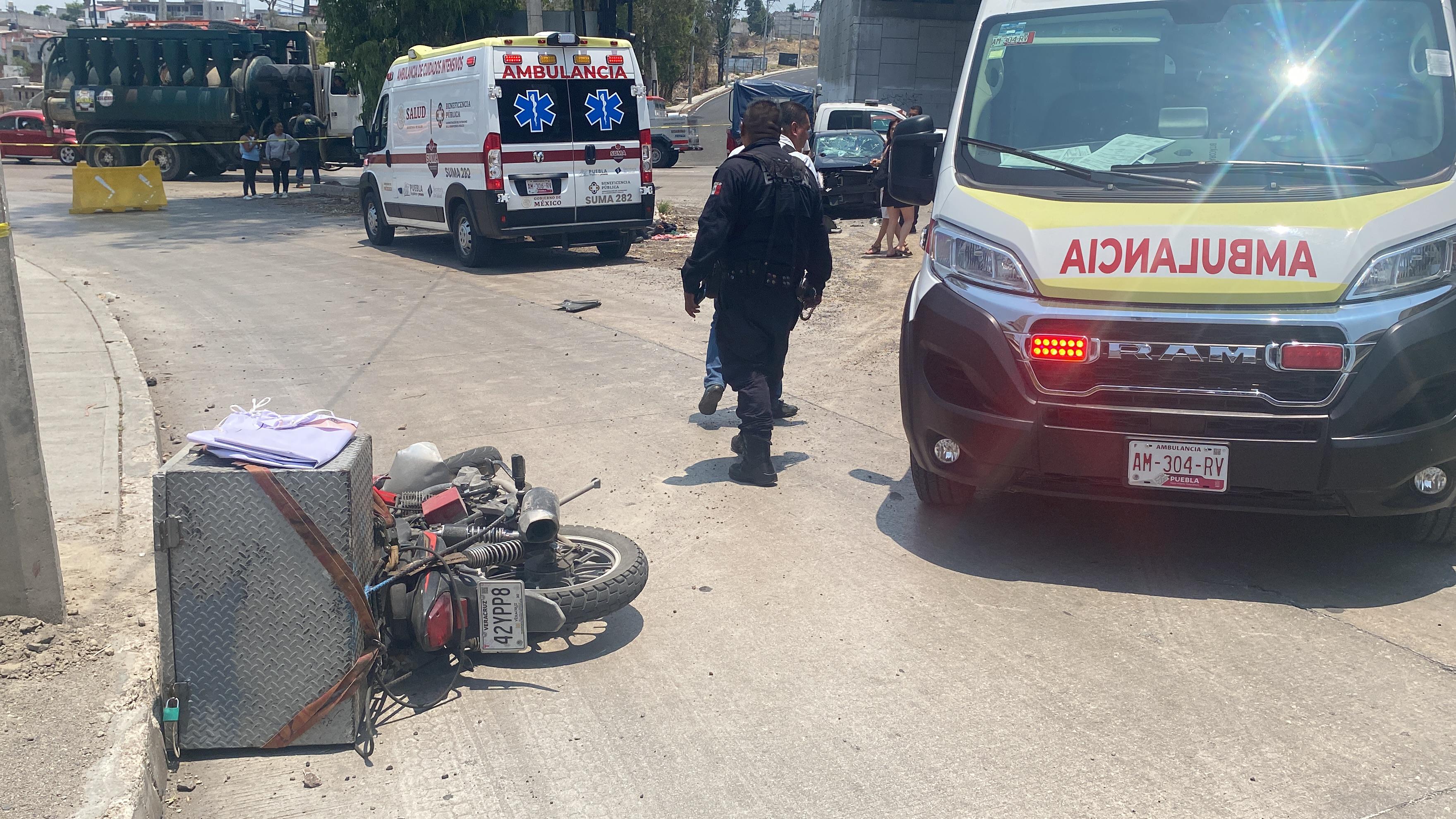 Accidentes en motos ocupan el primer lugar en mortalidad en Puebla