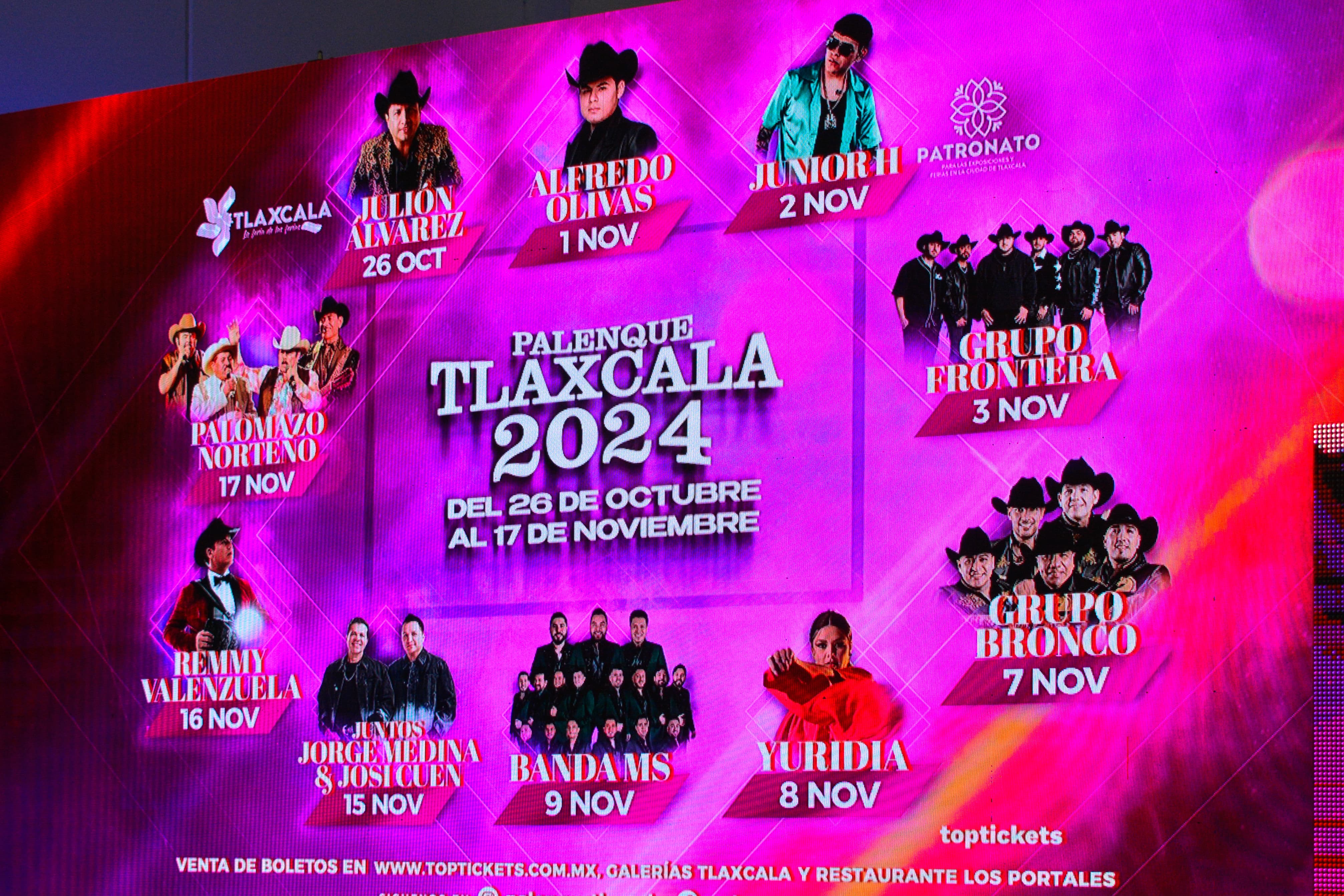 Presentan Palenque de la Feria de Tlaxcala 2024