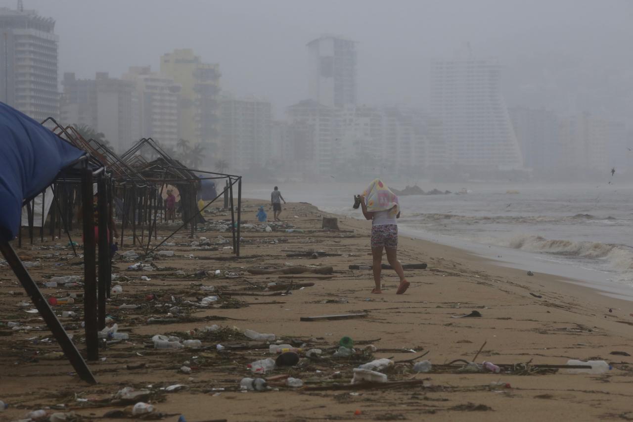 John nuevamente es tormenta tropical, frente a las costas de Guerrero