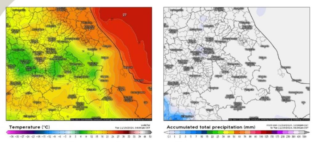 ¡Abrígate! Prevén temperaturas mínimas de 8 grados en Puebla 