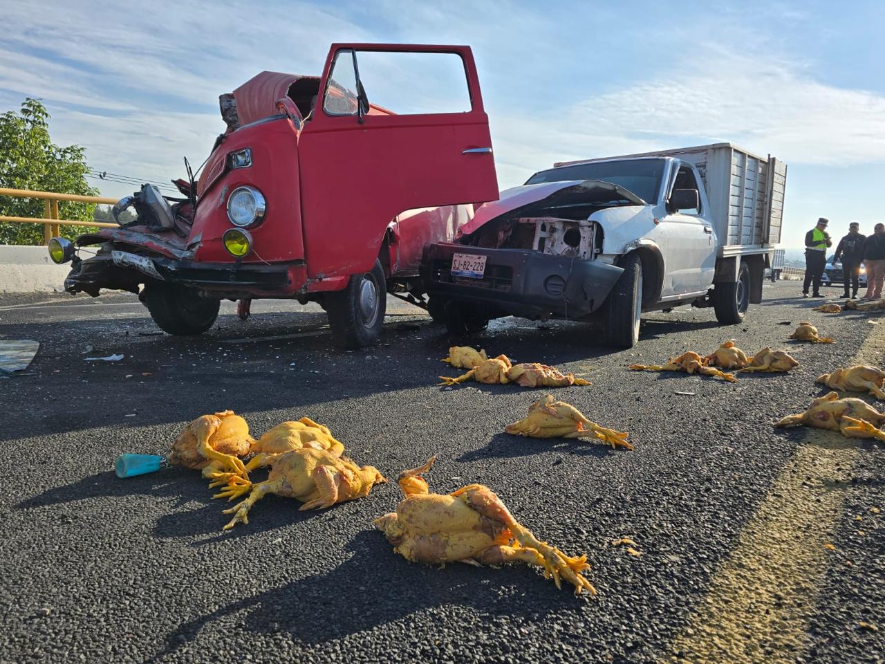 Accidente a la altura de Chiautempan deja una persona herida