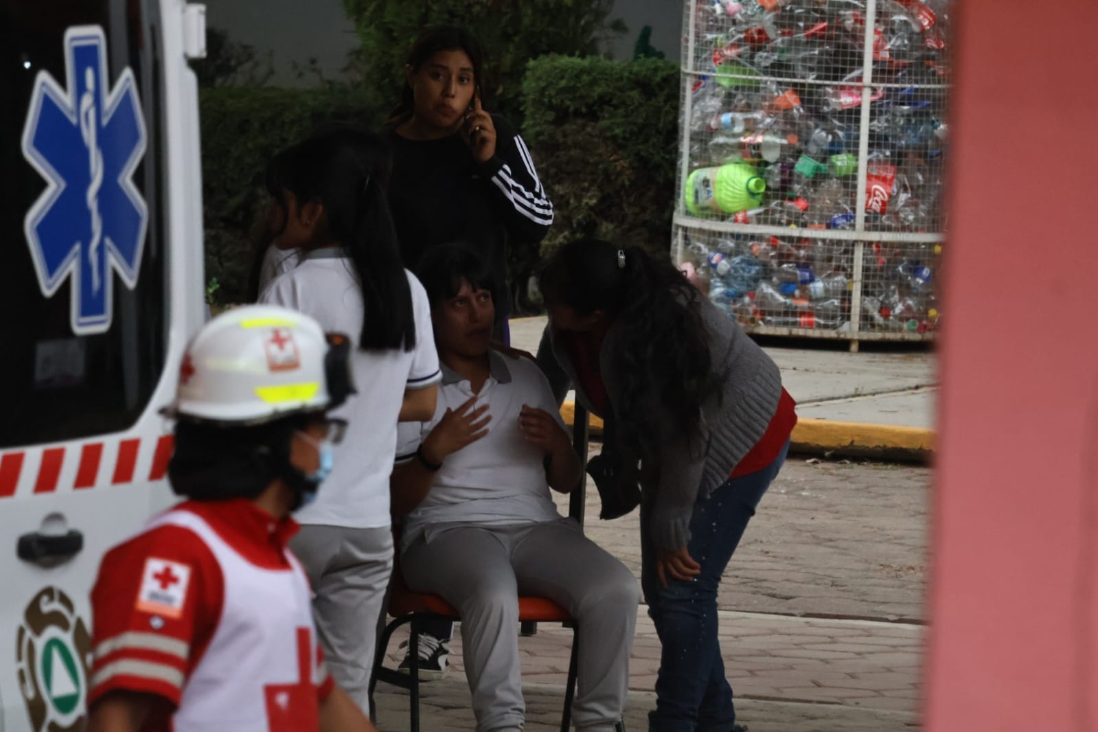 Explota laboratorio de química en el COBAT 11 en Panotla