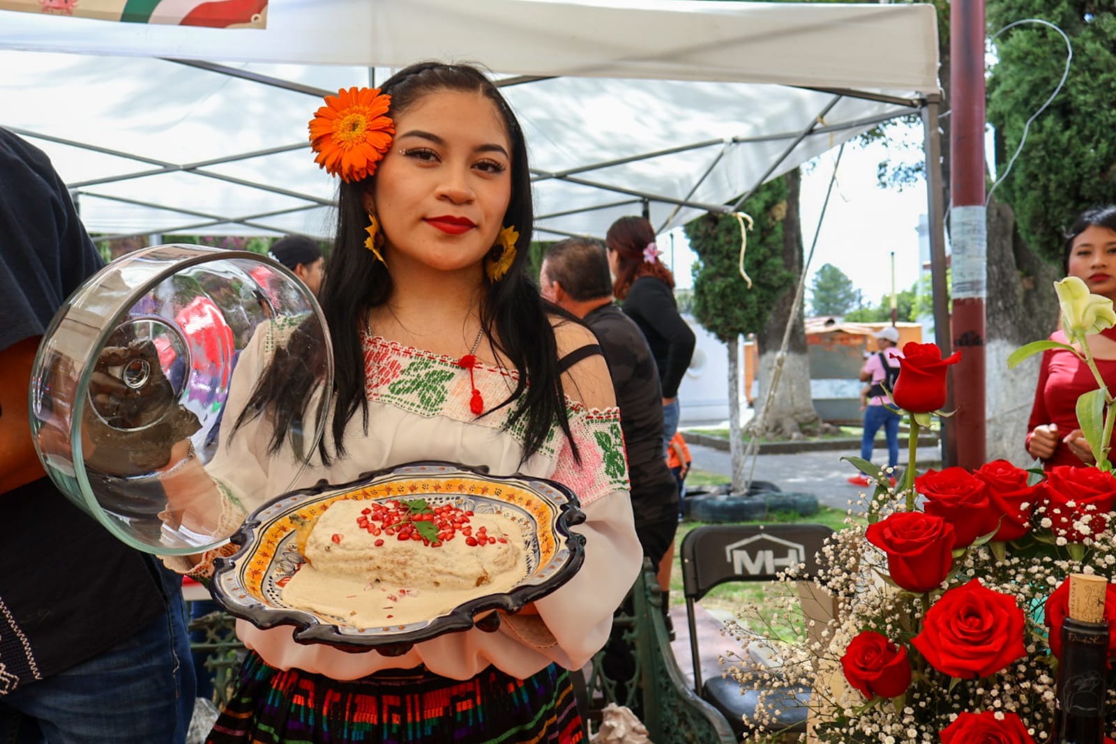 Santa Cruz, Tlaxcala, celebra su octavo Festival del Chile en Nogada