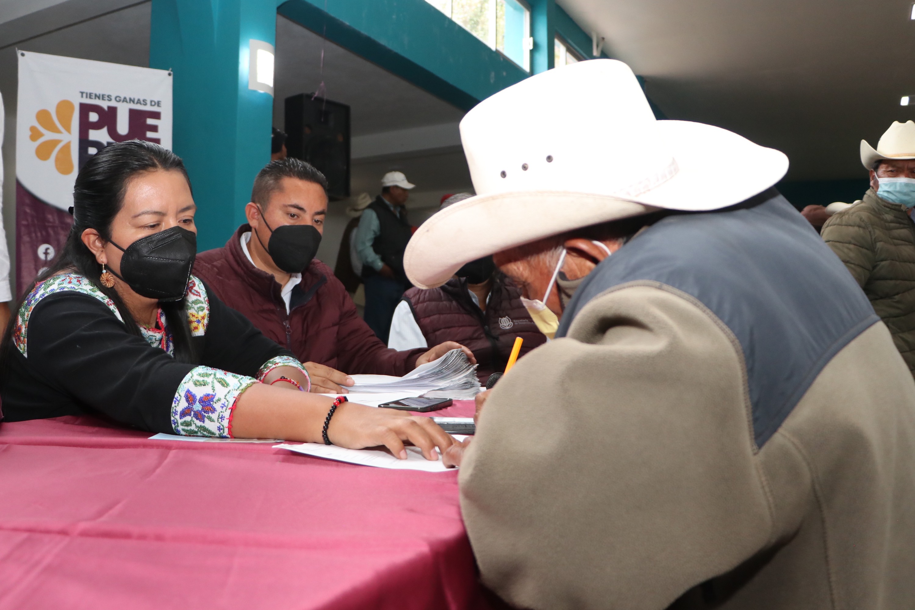 Indemnizan a productores de Lafragua y Guadalupe Victoria por contingencias