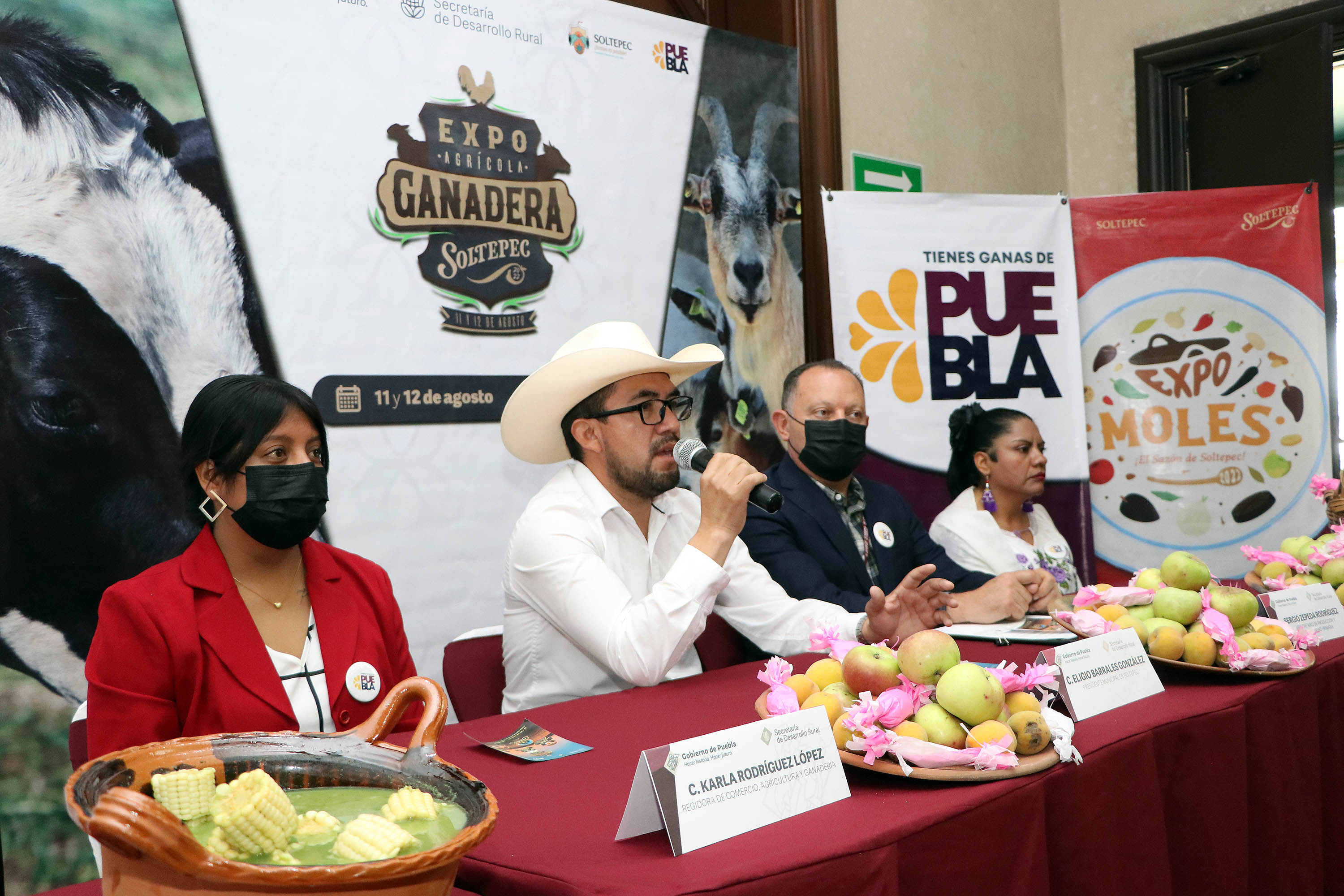 Presentan la Expo Agrícola y Ganadera de Soltepec