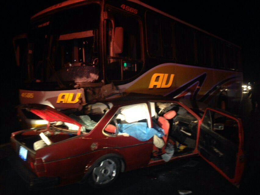 Choque en Amozoc deja a un muerto y tres heridos