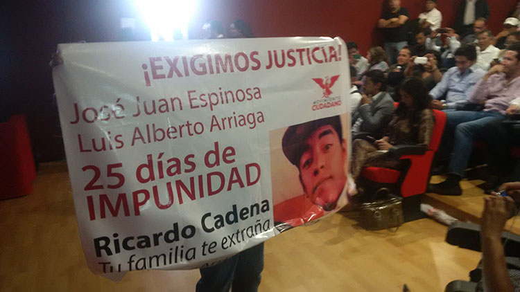 En debate de Cholula exigen justicia por homicidio de Cadena
