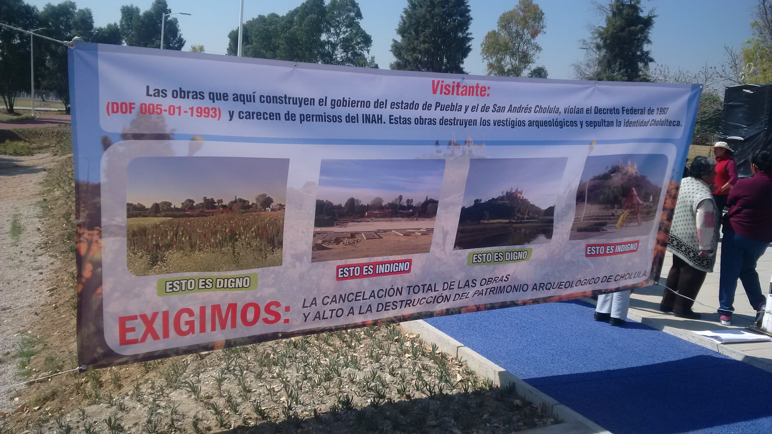 INAH otorga permiso para obras en zona arqueológica de Cholula