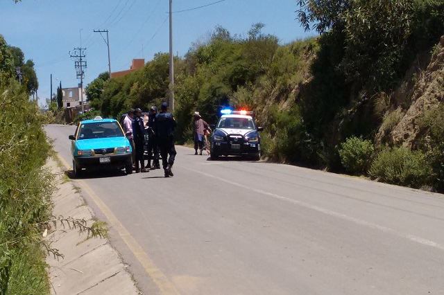 Instalan retenes para detectar armas, autos y combustible robado en Tlalancaleca