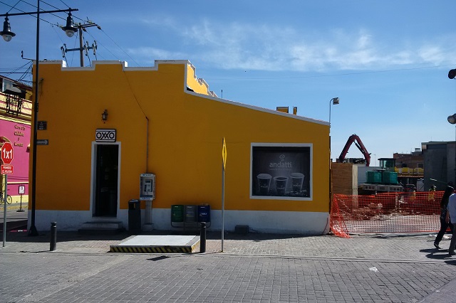 Avance del 70 por ciento tiene la estación del tren Puebla-Cholula