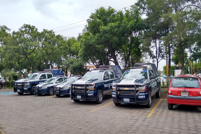 Aumenta San Martín Texmelucan 5 patrullas a su Policía Municipal