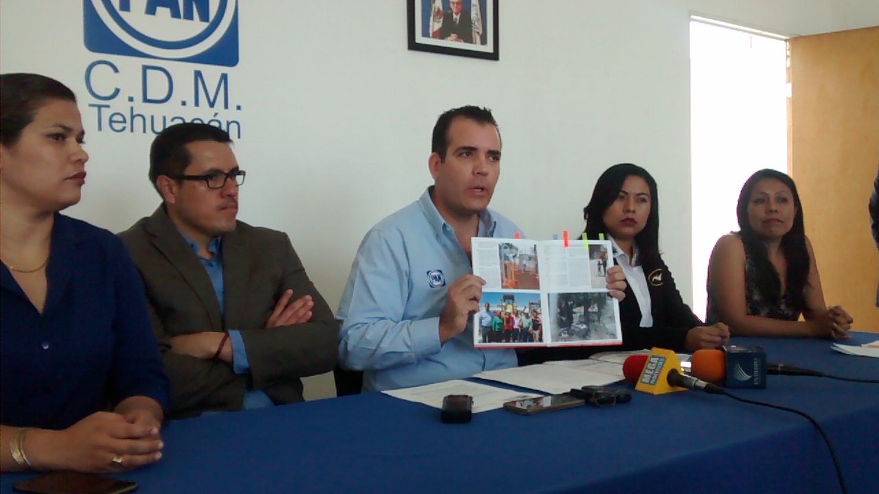 Acusa PAN Tehuacán inexactitud del informe de gobierno de la alcaldesa