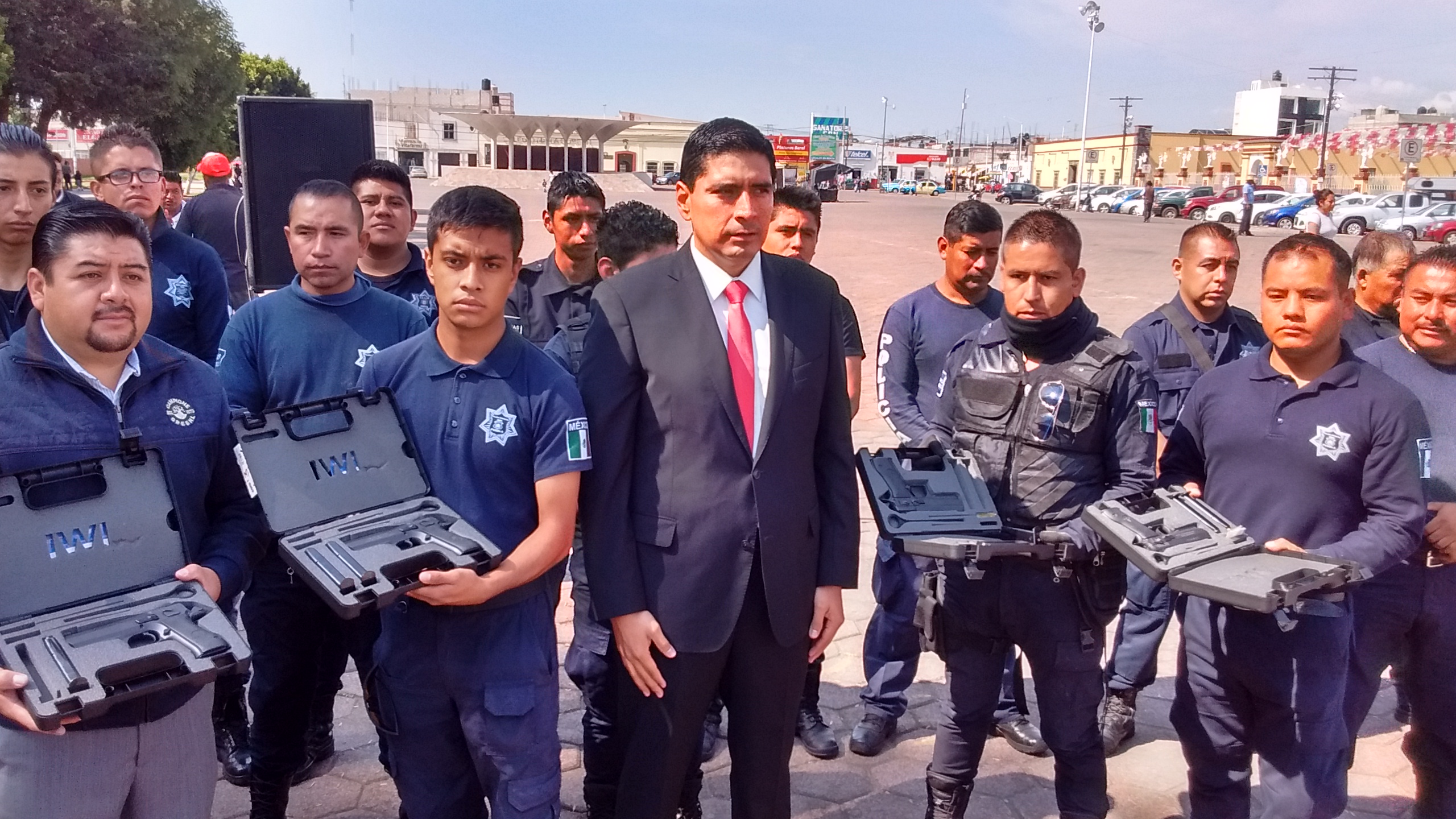 Entregan armamento y equipo a Policía Municipal de Huejotzingo