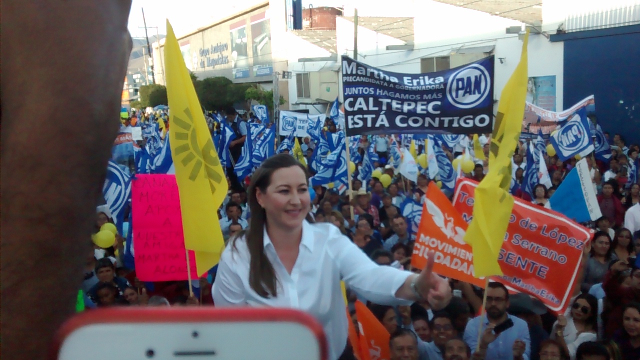 Critica Martha Erika Alonso inseguridad en Tehuacán