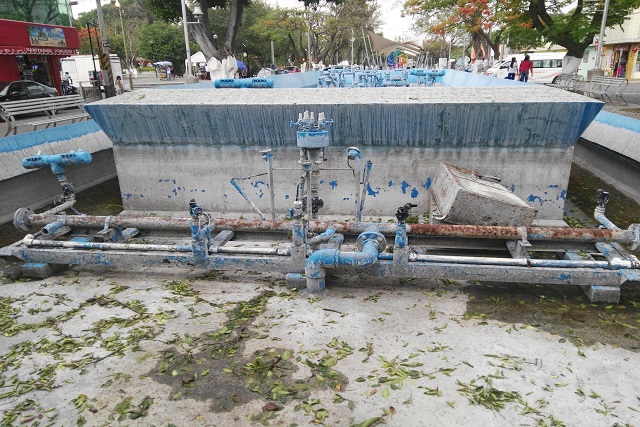 Inservibles, fuentes en Tehuacán pese a inversión millonaria