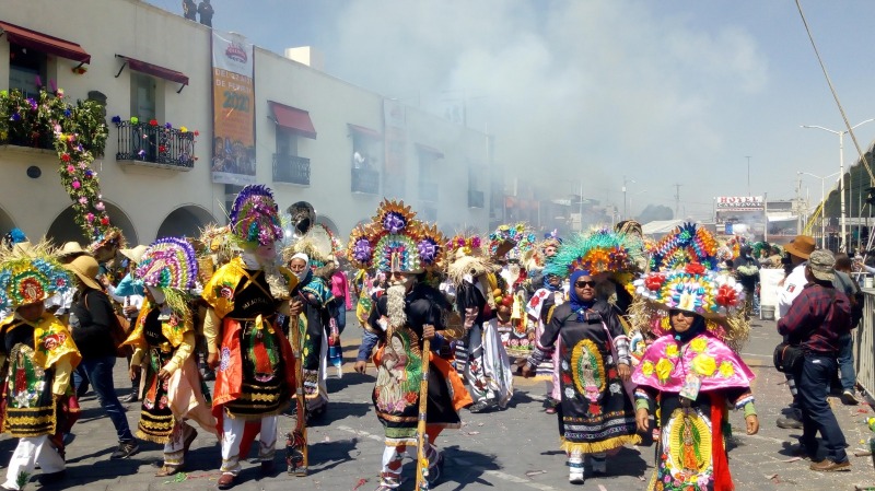 Saldo blanco durante segundo día de carnaval en Huejotzingo