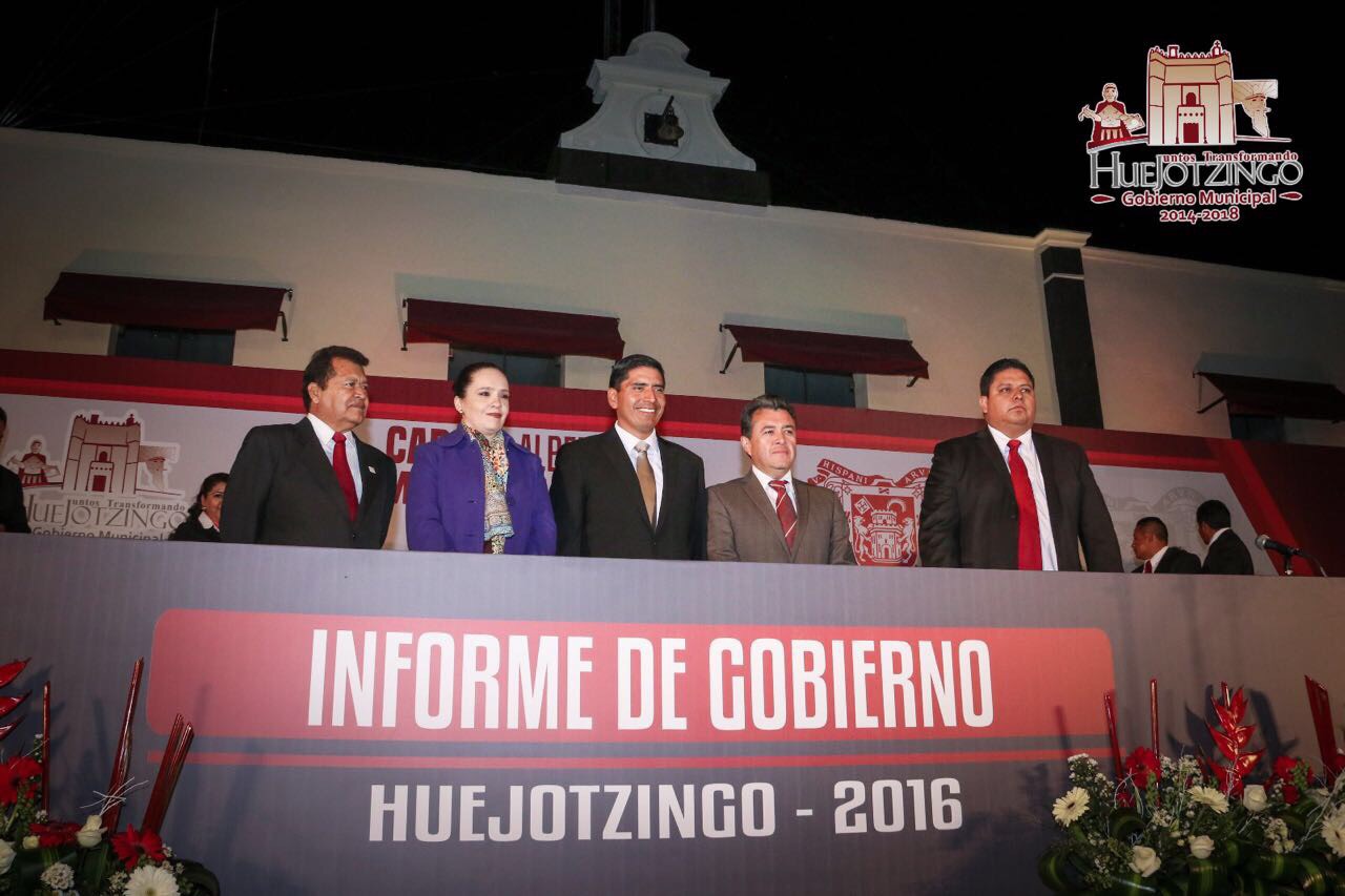 Edil de Huejotzingo resalta avances en su Tercer Informe de Gobierno