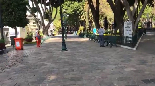Tras 2 meses de cierre, reabren el zócalo de Puebla al paso peatonal